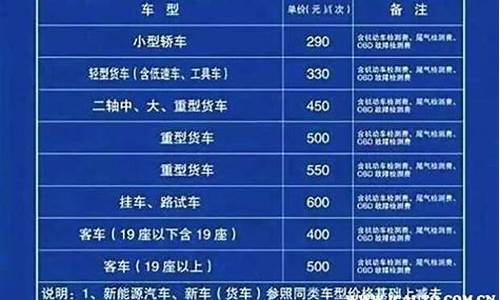 东莞汽车年检费用收费标准2023_东莞汽车年检费用收费标准2023年